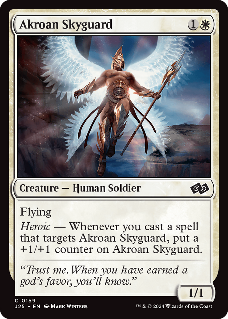 Image of Akroan Skyguard [Foundations Jumpstart]