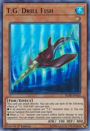 Image of T.G. Drill Fish [BLHR-EN024] Ultra Rare
