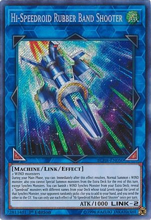 Hi-Speedroid Rubber Band Shooter [BLHR-EN050] Secret Rare