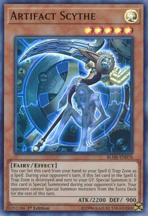Image of Artifact Scythe [BLHR-EN078] Ultra Rare