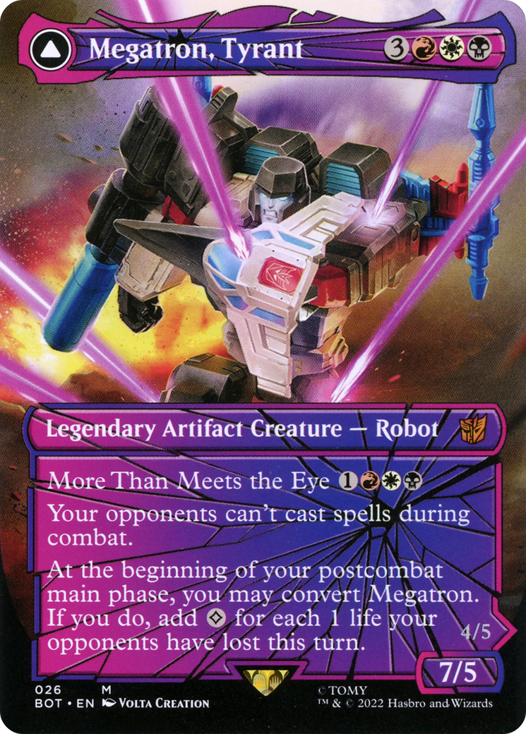 Image of Megatron, Tyrant // Megatron, Destructive Force (Shattered Glass) [Transformers]