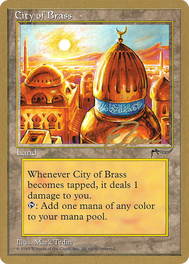Image of City of Brass (Eric Tam) [Pro Tour Collector Set]