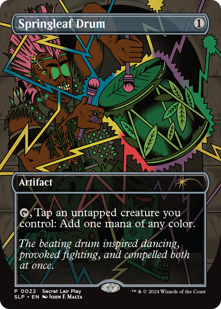Image of Springleaf Drum [Secret Lair Showdown]