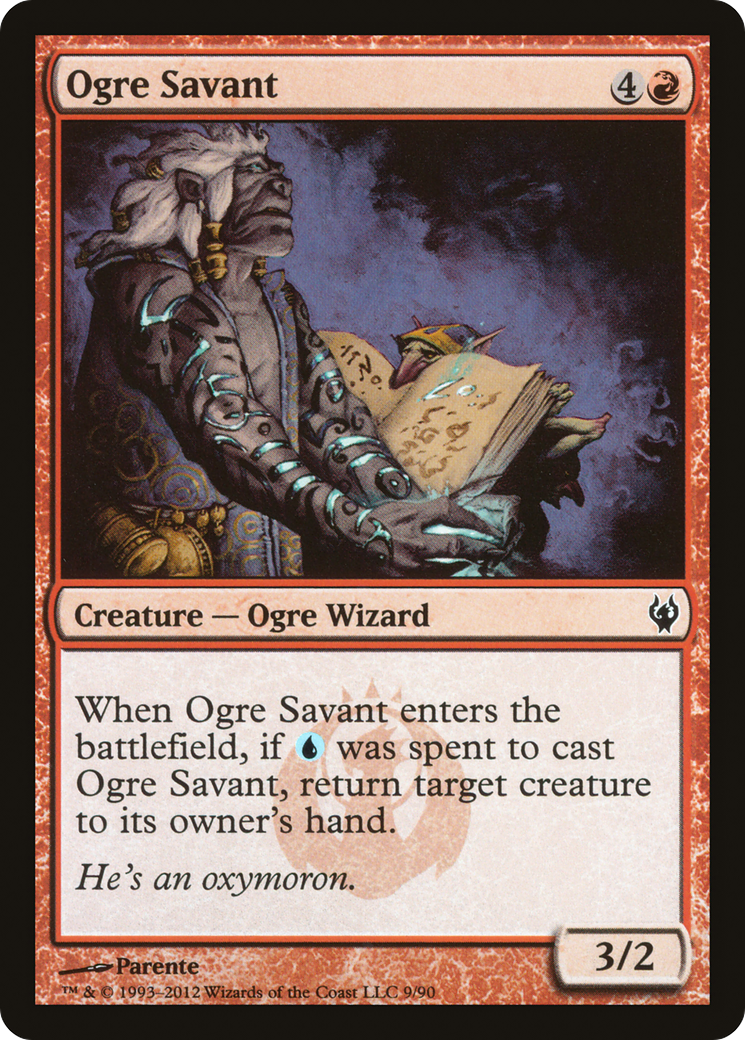 Image of Ogre Savant [Duel Decks: Izzet vs. Golgari]