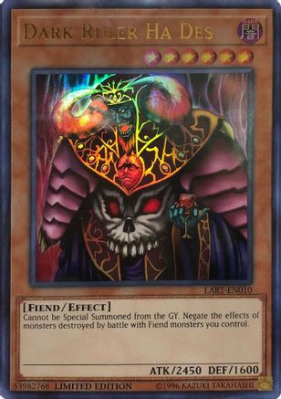 Image of Dark Ruler Ha Des [LART-EN010] Ultra Rare