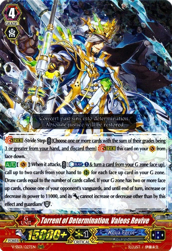 Image of Torrent of Determination, Valeos Revive (V-SS01/027EN) [Premium Collection 2019]