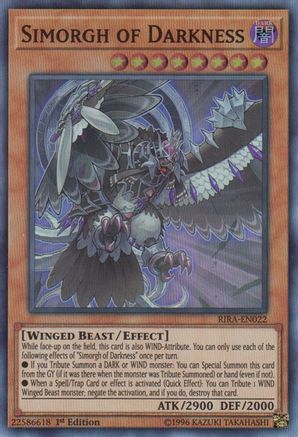 Image of Simorgh of Darkness [RIRA-EN022] Super Rare