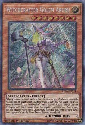 Image of Witchcrafter Golem Aruru [RIRA-EN028] Secret Rare