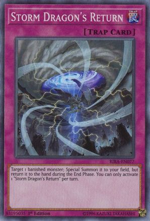 Image of Storm Dragon's Return [RIRA-EN077] Super Rare