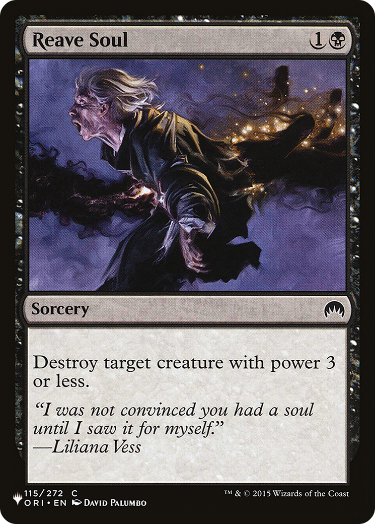 Image of Reave Soul [The List]
