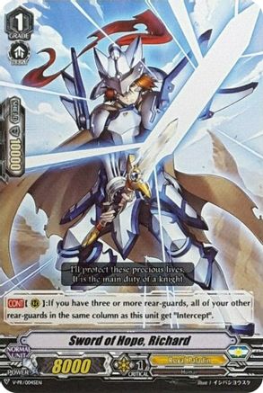 Image of Sword of Hope, Richard (V-PR/0045EN) [V Promo Cards]
