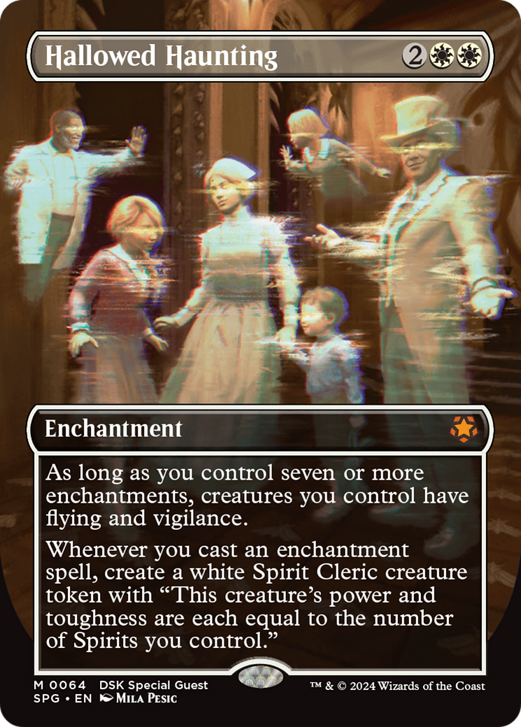 Image of Hallowed Haunting (Borderless) [Duskmourn: House of Horror Special Guests]