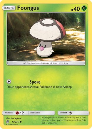 Image of Foongus (13/236) [Sun & Moon: Unified Minds]