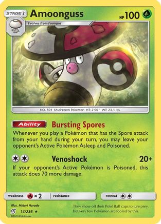 Image of Amoonguss (14/236) [Sun & Moon: Unified Minds]
