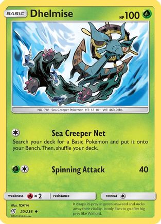 Image of Dhelmise (20/236) [Sun & Moon: Unified Minds]