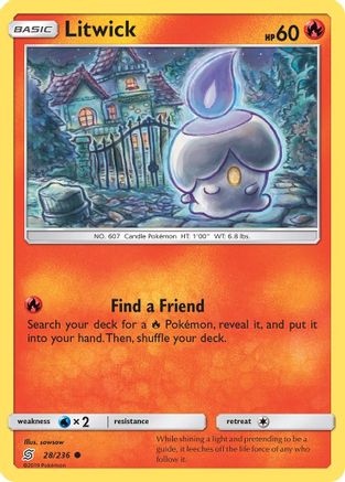 Image of Litwick (28/236) [Sun & Moon: Unified Minds]