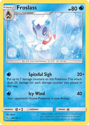 Image of Froslass (38/236) [Sun & Moon: Unified Minds]