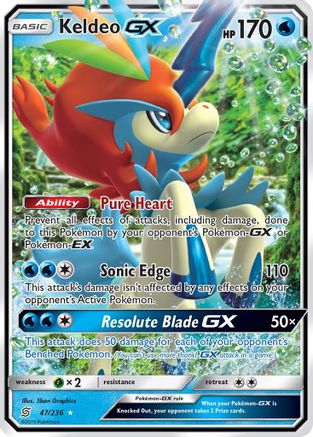 Image of Keldeo GX (47/236) [Sun & Moon: Unified Minds]