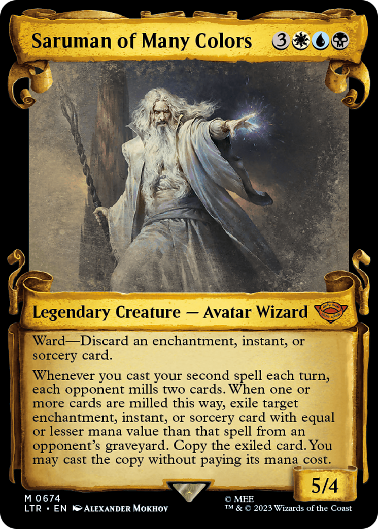 Image of Saruman of Many Colors [The Lord of the Rings: Tales of Middle-Earth Showcase Scrolls]