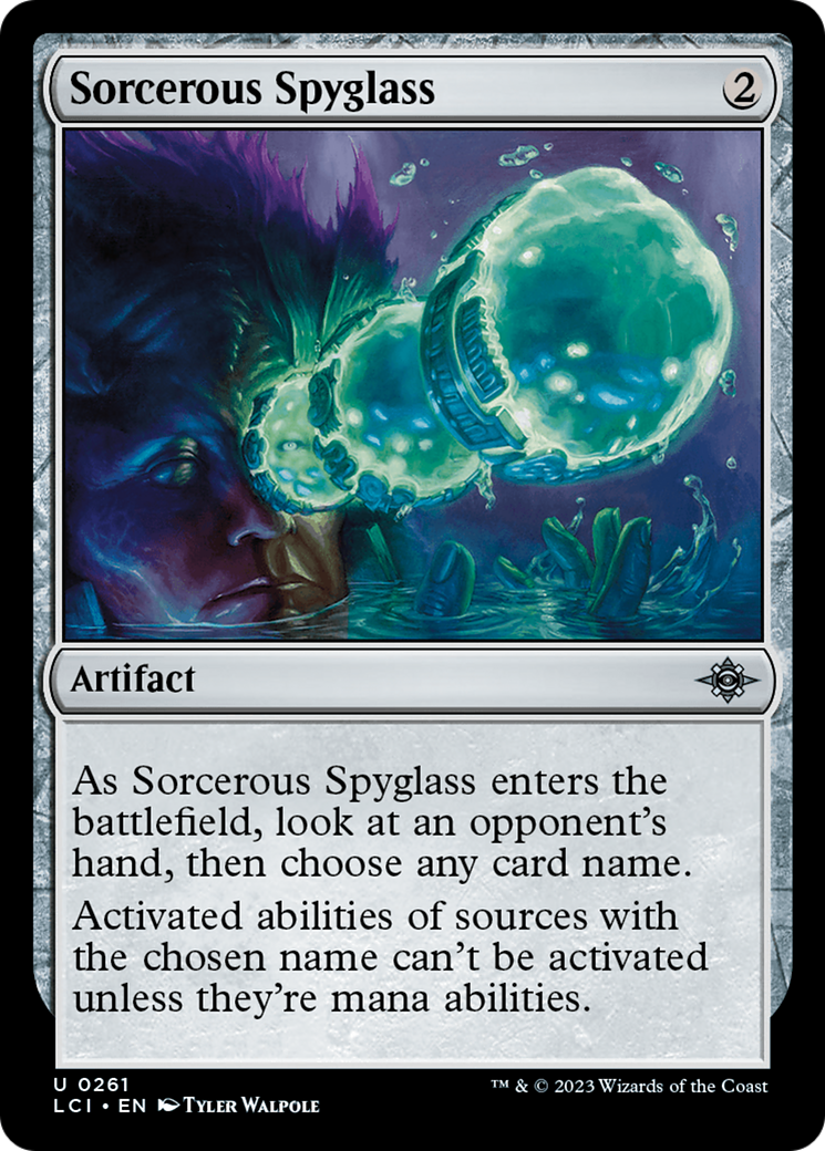 Image of Sorcerous Spyglass [The Lost Caverns of Ixalan]