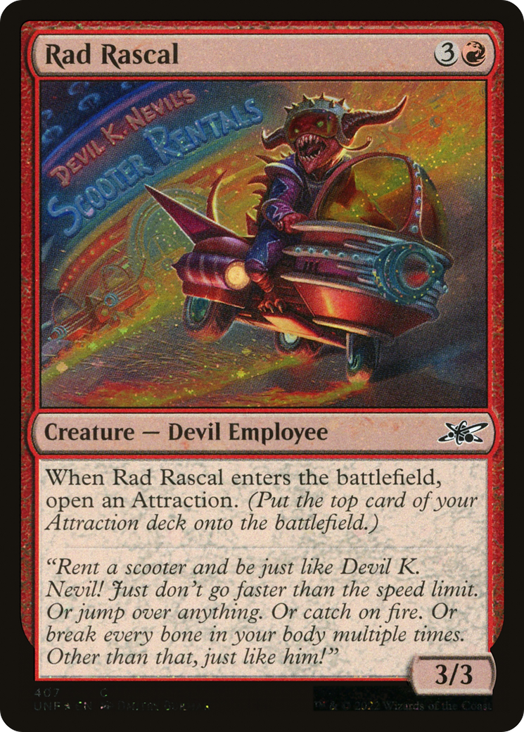 Image of Rad Rascal (Galaxy Foil) [Unfinity]