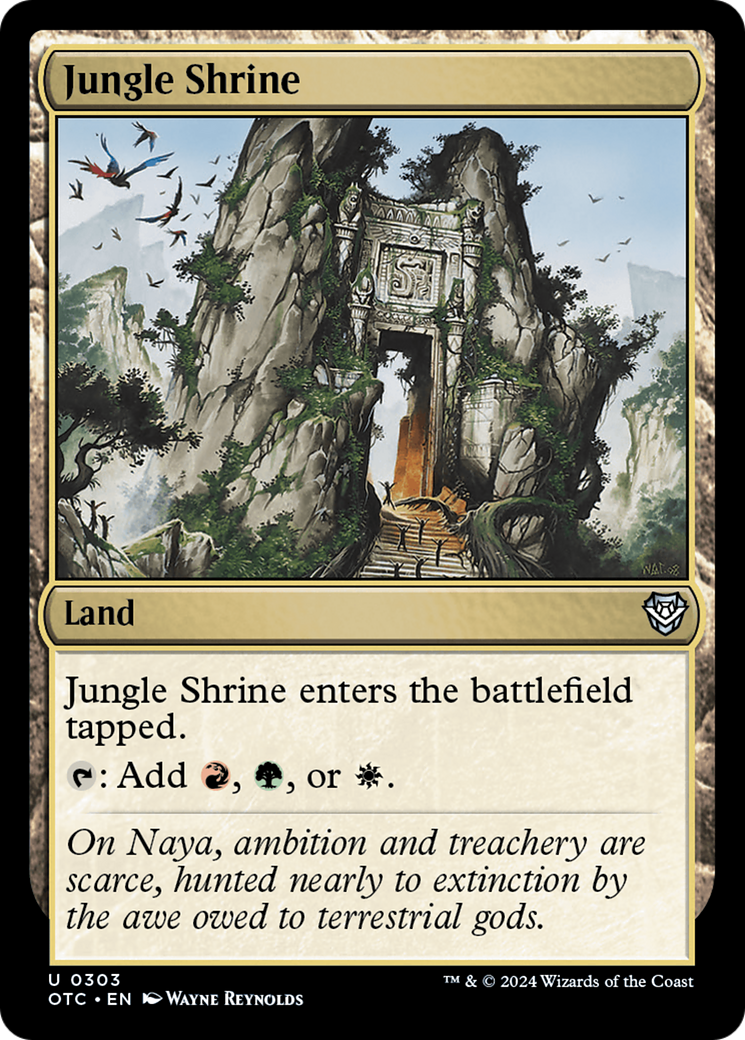 Image of Jungle Shrine [Outlaws of Thunder Junction Commander]