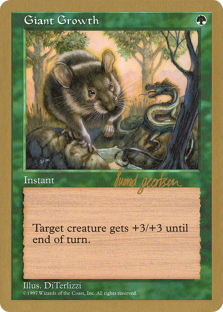 Image of Giant Growth (Svend Geertsen) [World Championship Decks 1997]