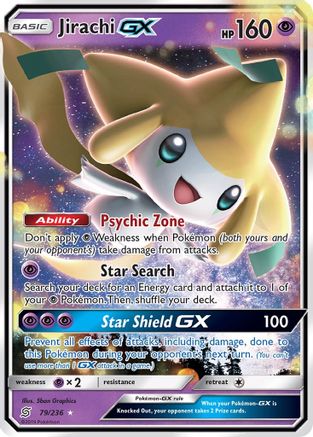 Image of Jirachi GX (79/236) [Sun & Moon: Unified Minds]