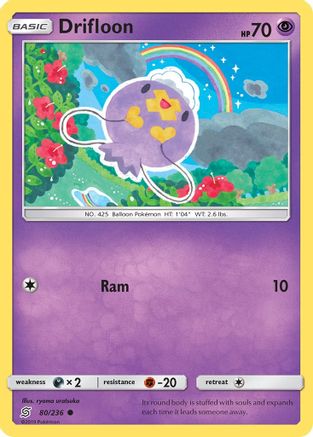 Image of Drifloon (80/236) [Sun & Moon: Unified Minds]