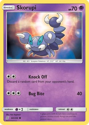 Image of Skorupi (82/236) [Sun & Moon: Unified Minds]