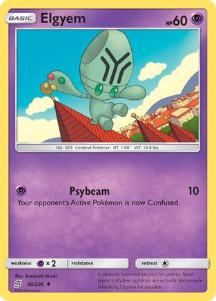 Image of Elgyem (90/236) [Sun & Moon: Unified Minds]