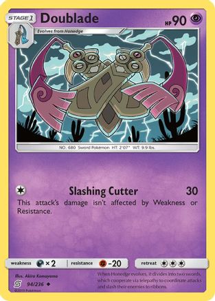Image of Doublade (94/236) [Sun & Moon: Unified Minds]
