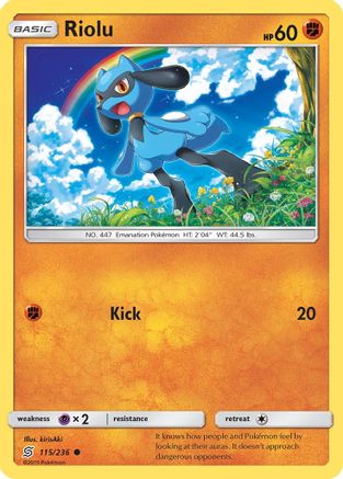 Image of Riolu (115/236) [Sun & Moon: Unified Minds]