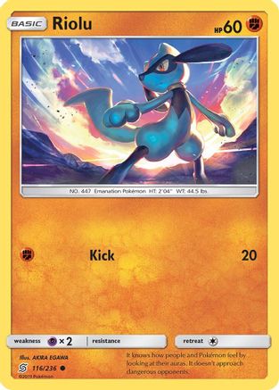 Image of Riolu (116/236) [Sun & Moon: Unified Minds]