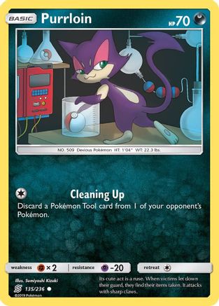 Image of Purrloin (135/236) [Sun & Moon: Unified Minds]