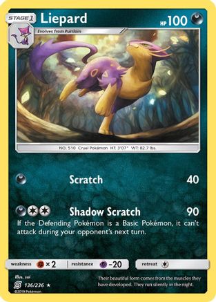Image of Liepard (136/236) [Sun & Moon: Unified Minds]