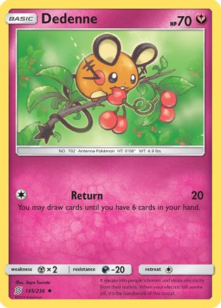 Image of Dedenne (145/236) [Sun & Moon: Unified Minds]