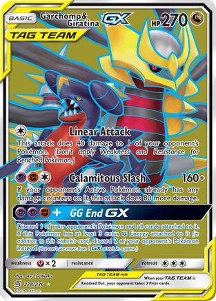 Image of Garchomp & Giratina GX (228/236) [Sun & Moon: Unified Minds]