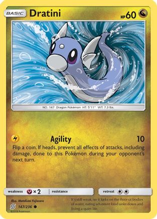 Image of Dratini (147/236) [Sun & Moon: Unified Minds]
