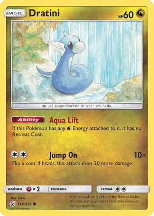 Image of Dratini (148/236) [Sun & Moon: Unified Minds]