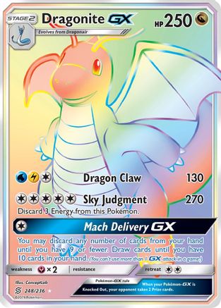 Image of Dragonite GX (248/236) [Sun & Moon: Unified Minds]