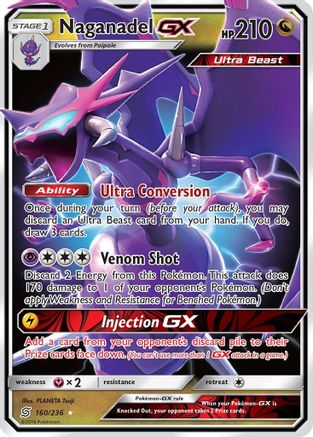 Image of Naganadel GX (160/236) [Sun & Moon: Unified Minds]