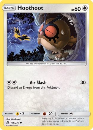Image of Hoothoot (165/236) [Sun & Moon: Unified Minds]