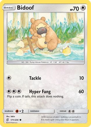 Image of Bidoof (171/236) [Sun & Moon: Unified Minds]