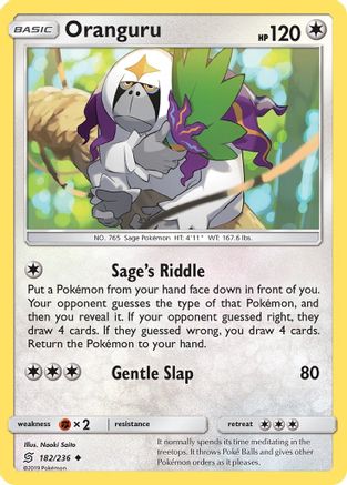 Image of Oranguru (182/236) [Sun & Moon: Unified Minds]