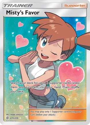 Image of Misty's Favor (235/236) [Sun & Moon: Unified Minds]
