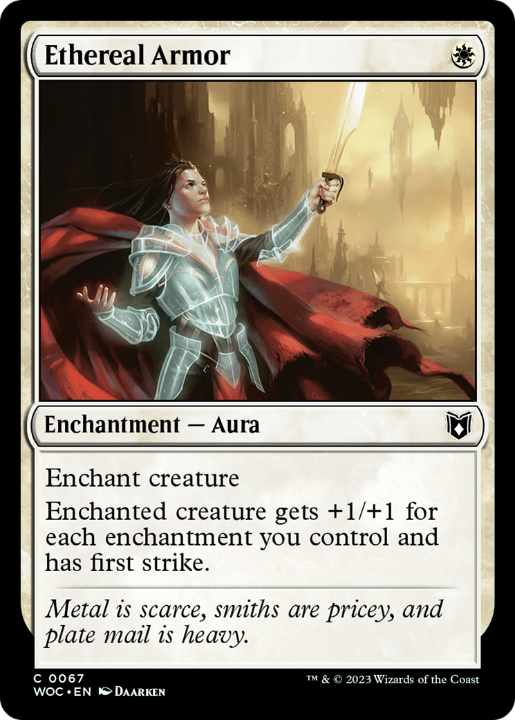 Image of Ethereal Armor [Wilds of Eldraine Commander]