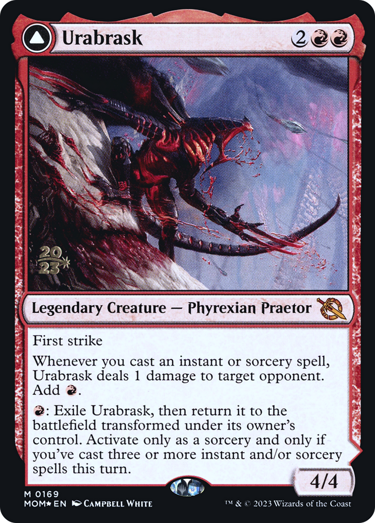 Image of Urabrask // The Great Work [March of the Machine Prerelease Promos]