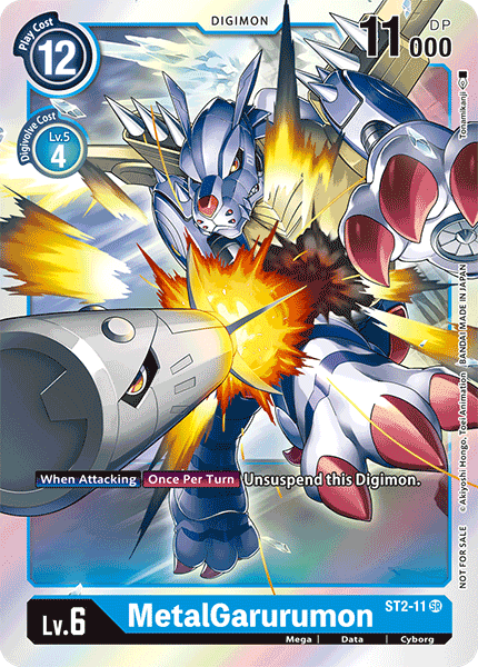 Image of MetalGarurumon [ST2-11] (Event Pack) [Starter Deck: Cocytus Blue Promos]