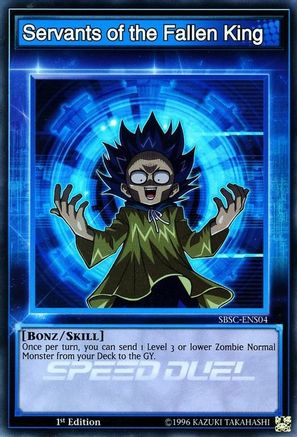 Image of Servants of the Fallen King [SBSC-ENS04] Super Rare